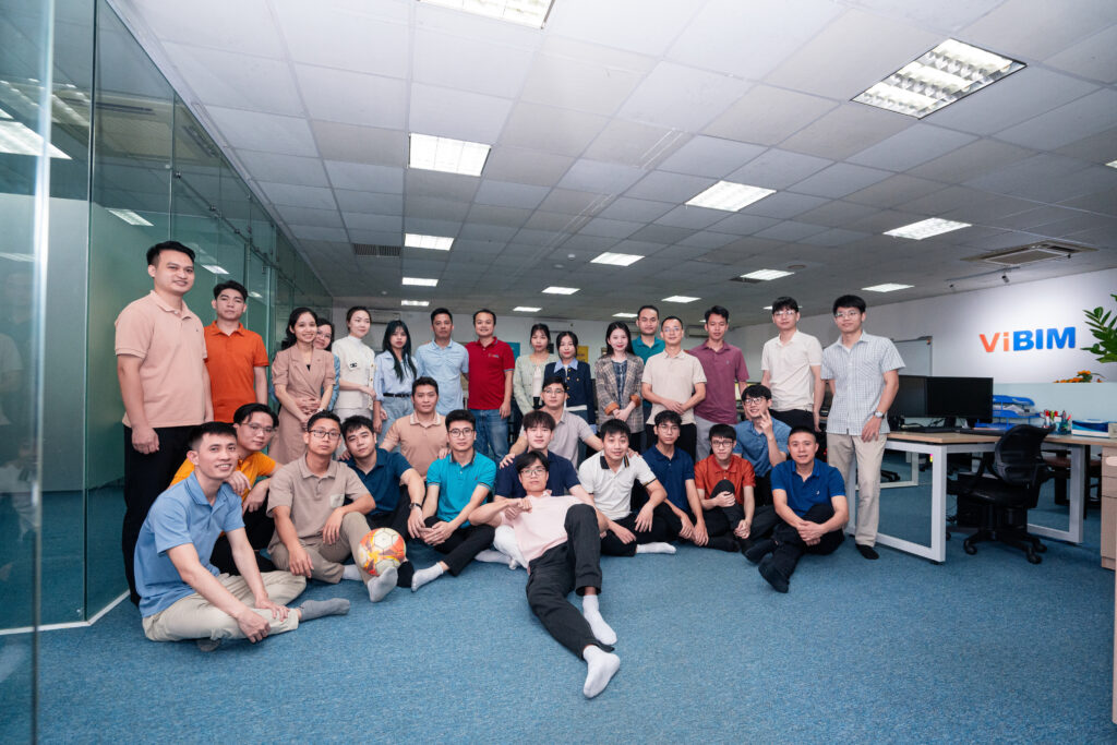 The ViBIM team in the Hanoi office