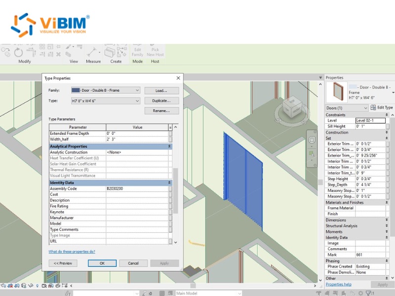 explanation of a 3d building information model