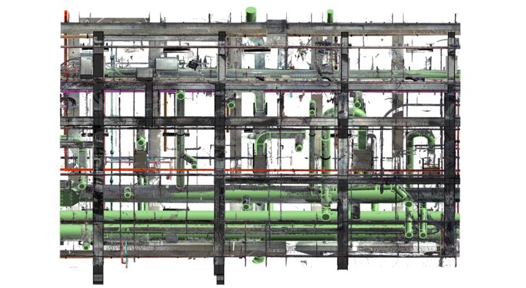 Healthcare scan to BIM model