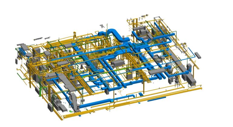 Industrial and manufacturing scan to BIM model