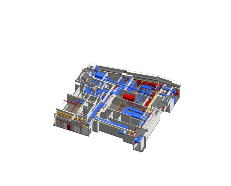 Commercial and office scan to BIM model