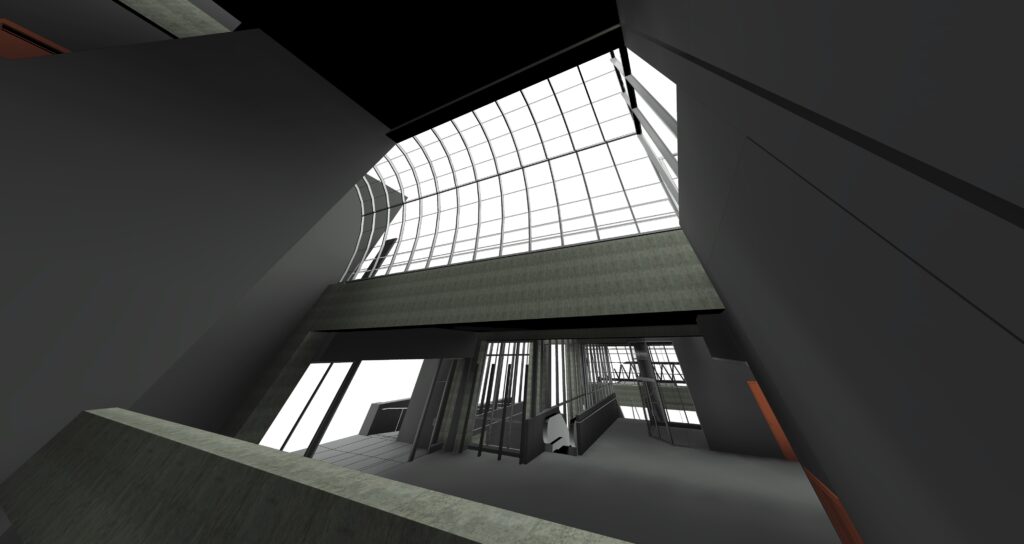 Revit Modeling for Train Station at Canada