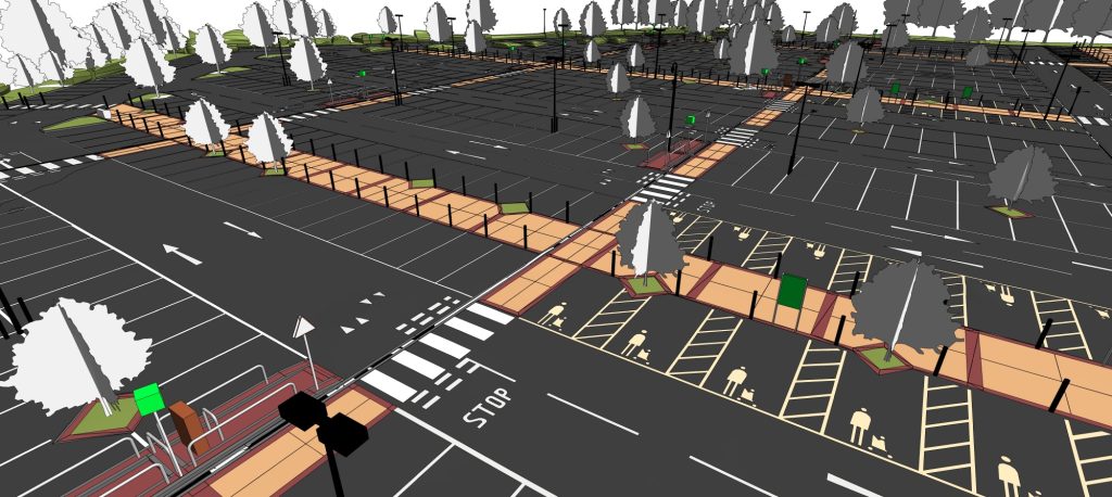 Topography scan to BIM terrain surface model from point cloud