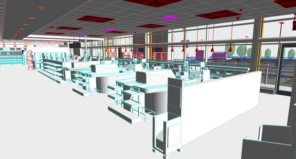 Revit Modeling for Supermarket in the United Kingdom