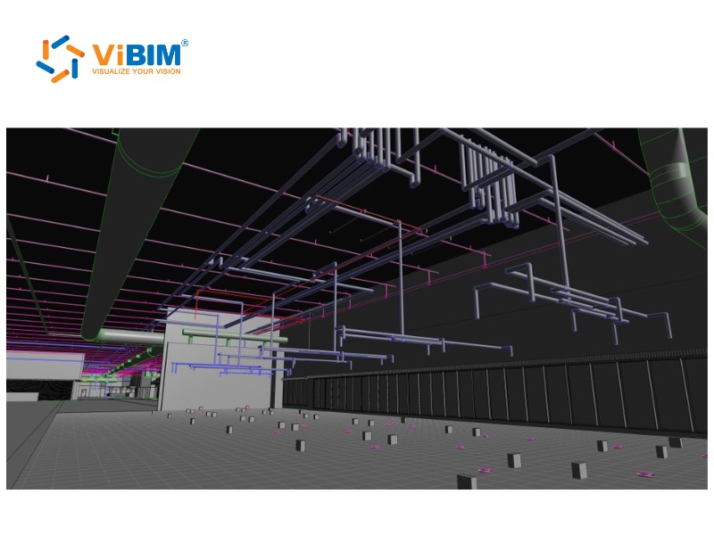 Delivering accurate LOD 300 modeling for a large supermarket project