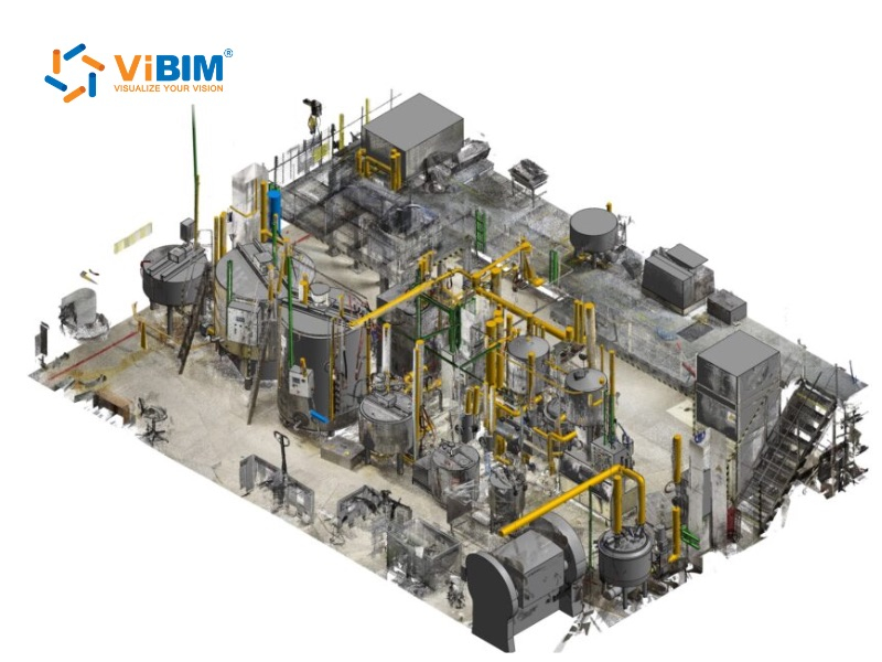 Delivering accurate LOD 300 MEP models for dense multilevel industrial environments