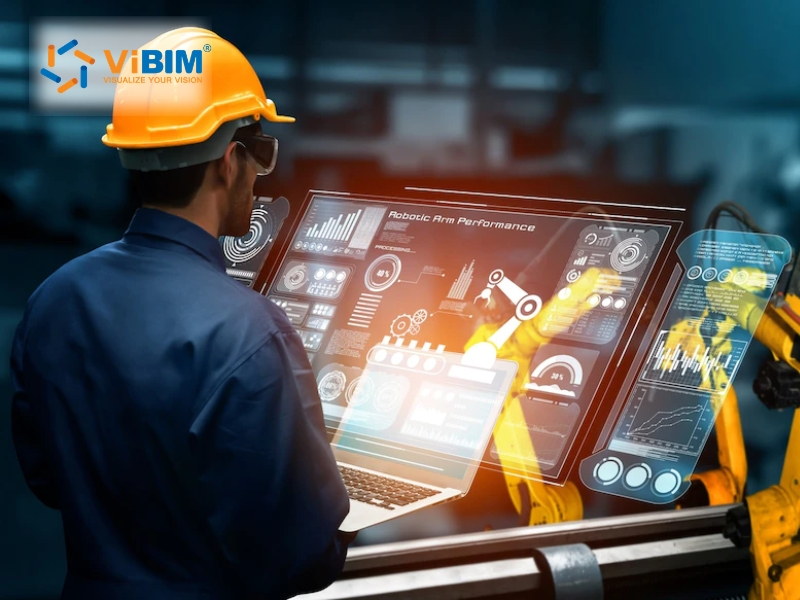 Digital construction enhances efficiency, collaboration, automation, tracking, safety, and sustainability across all projects